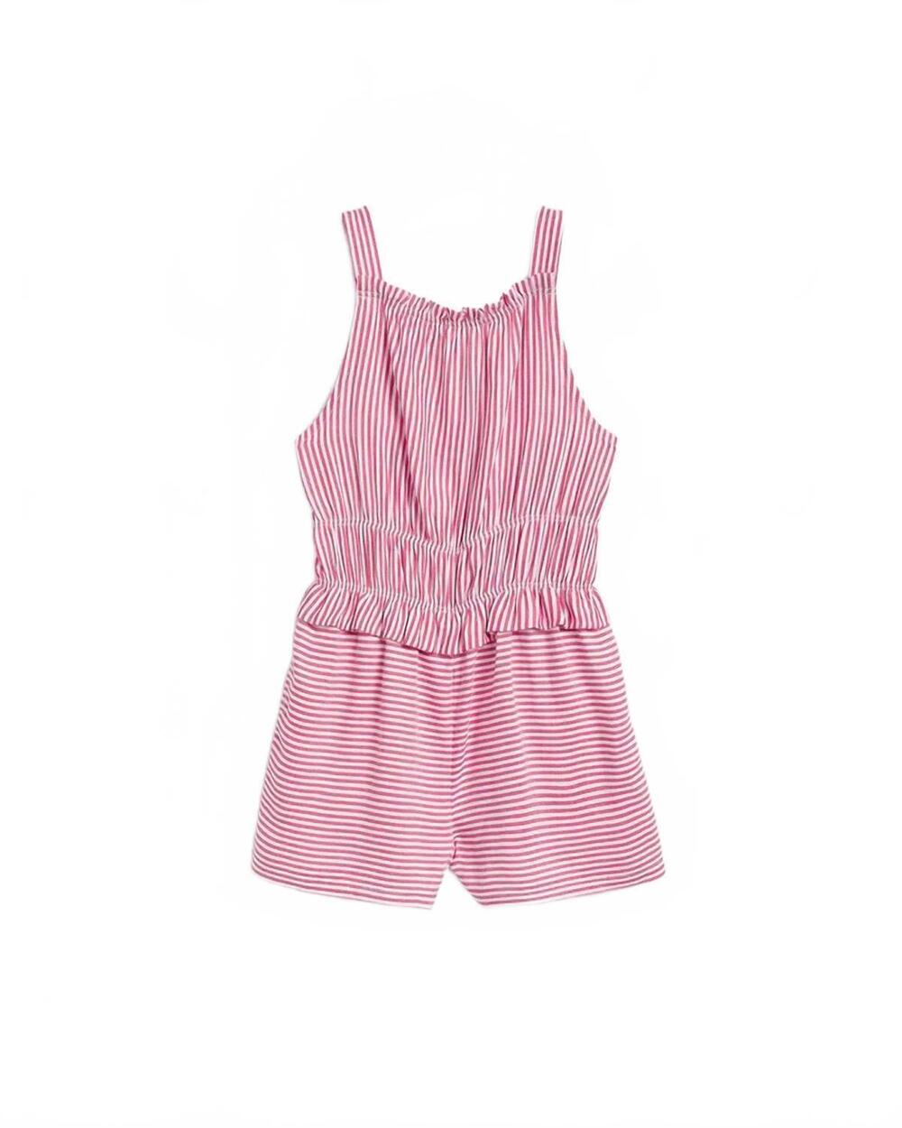 NEW SPLENDID kid's pinstripe romper in pink